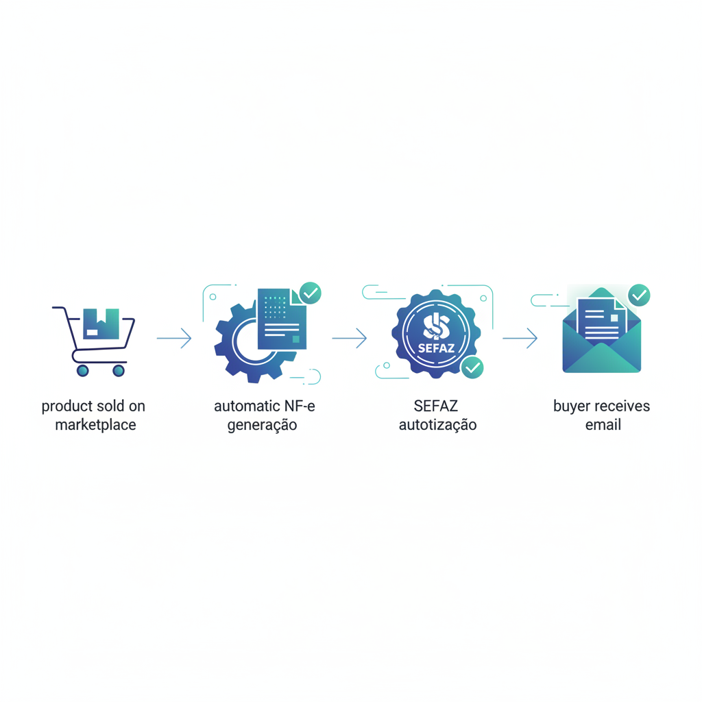 Emissão automática de NF-e para vendedores de marketplace