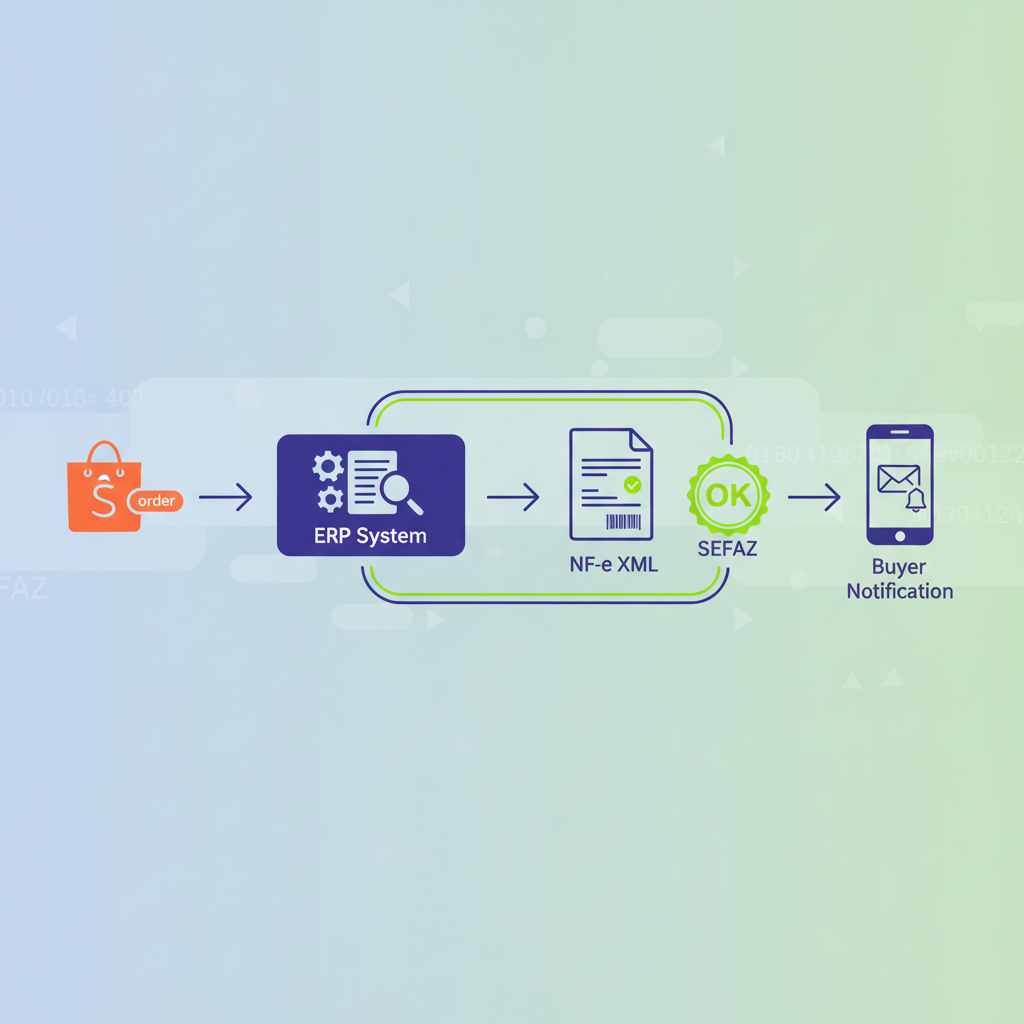 Emissão automática de NF-e para vendas na Shopee — LOJEXA ERP